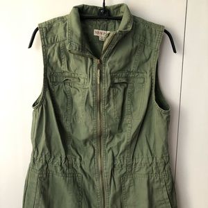 Merona Military Green Vest